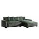 preview thumbnail 22 of 59, Transitional Luxe Upholstered Living Room Sectional 106.7 inch