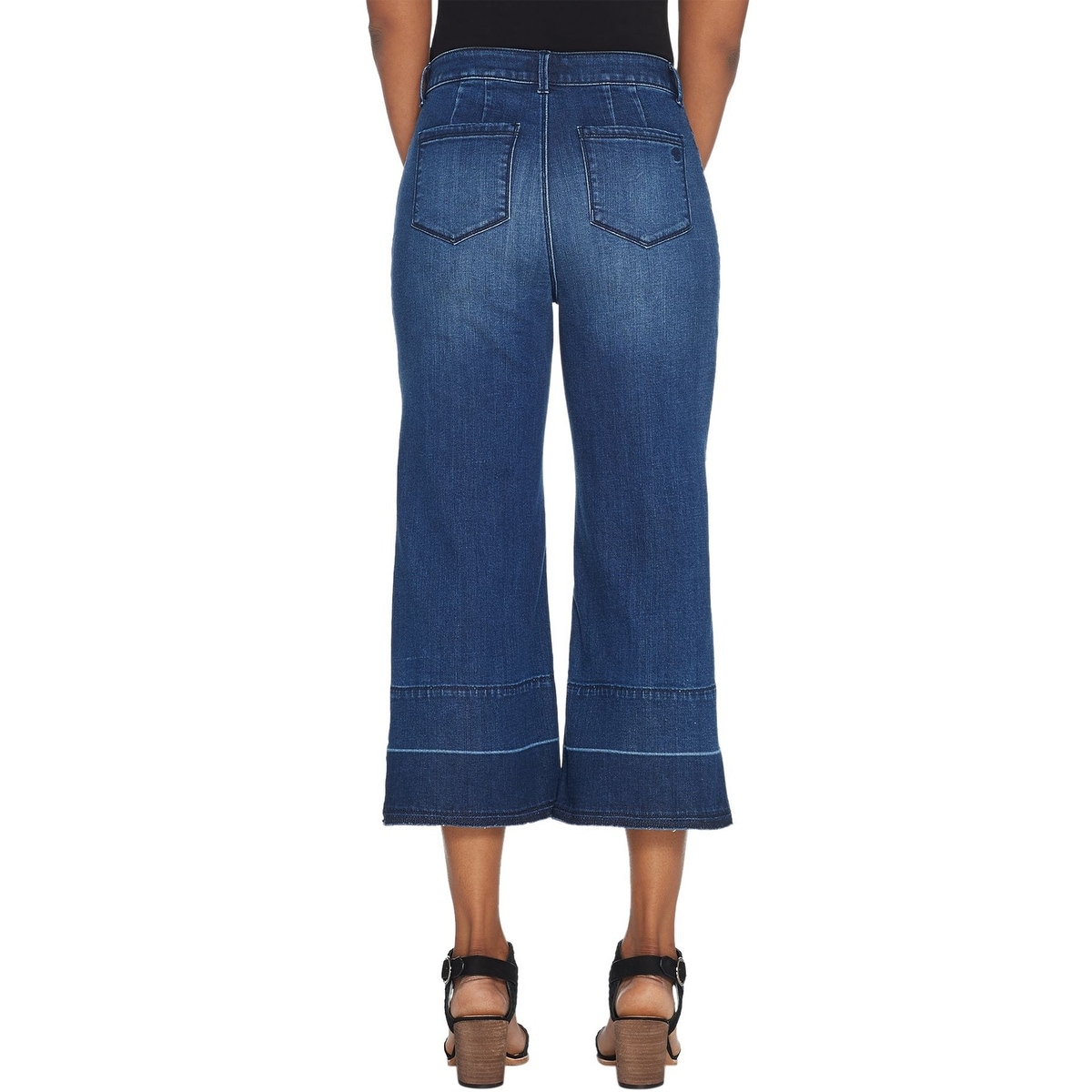 womens stretch crop jeans