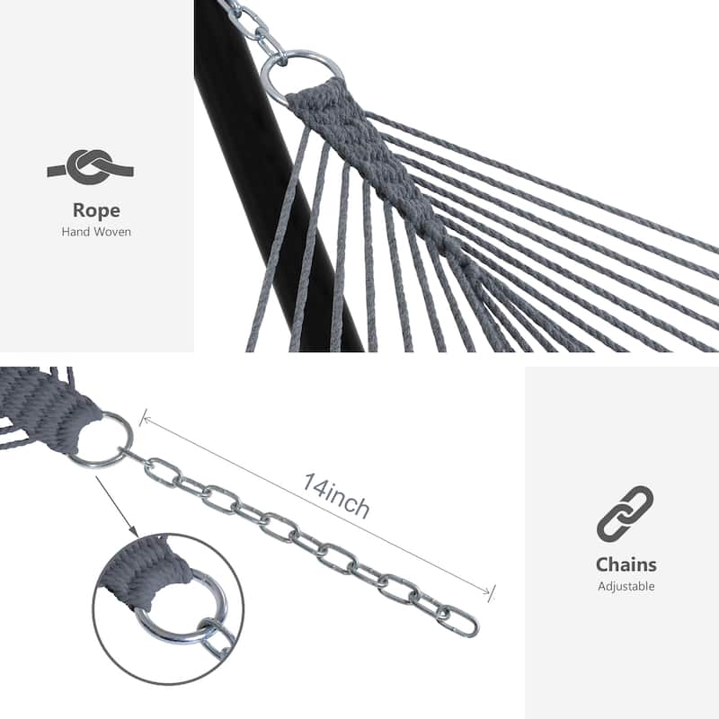 2 Person Cotton Rope with Stand