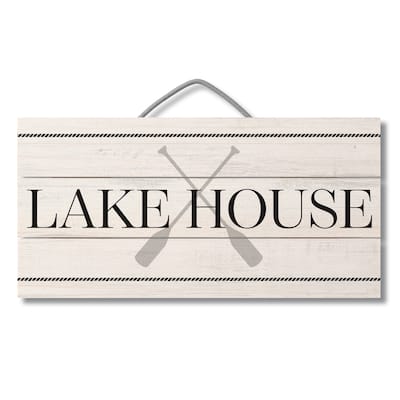 Wood Pallet Hanging Sign - Lake House