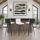 preview thumbnail 101 of 120, Skara Swivel Bar Stool, Upholstered Bar Height Chair with Bentwood Frame