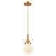 Option Satin Gold / Matte White Shade
