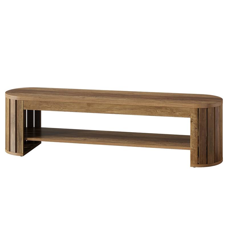 Wood Entryway Shoe Bench, Shoe Storage Bench, Bedroom Entrance Living Room End of Bed Stool Accent Bench