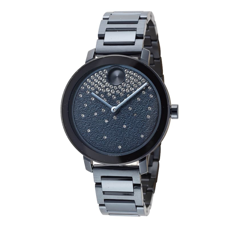 Movado Women's Bold 34mm Quartz Watch 3600706 - Blue - One Size