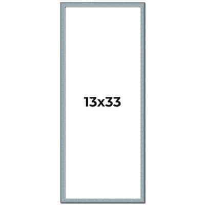 13x33 Frame Rustic Sky Blue Solid Wood Picture Frame | 0.75 Inch