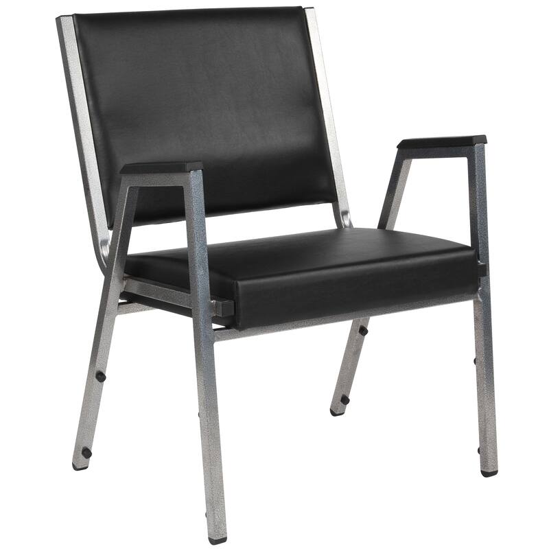 4 PK 1500 lb. Rated Antimicrobial Bariatric Reception Arm Chair