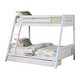 preview thumbnail 7 of 7, White Twin over Twin/ Full Bunk Bed with Underbed Drawers