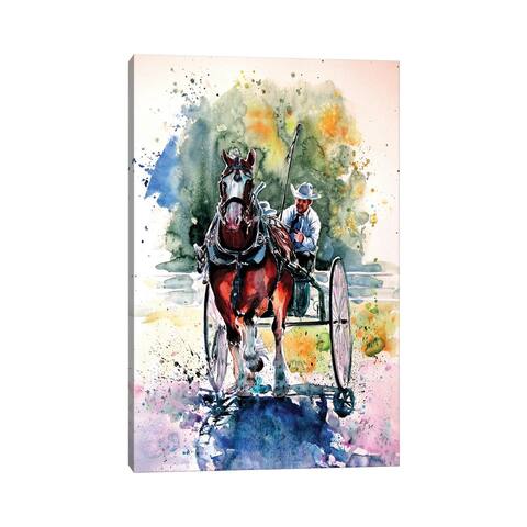 iCanvas "Horse Race" by Anna Brigitta Kovacs Canvas Print