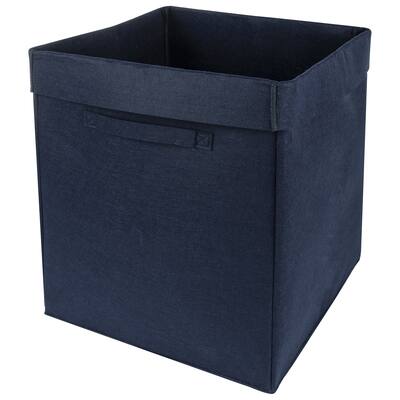 Sammy & Lou Navy Solid Color Felt Bin Hamper