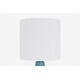 preview thumbnail 42 of 106, 16-in. Glass Lamp w/ Brushed Nickel Accents and Drum Shade