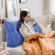 preview thumbnail 102 of 182, WOWMAX Large Reading Wedge Headboard Pillow for Bed Rest Back Support