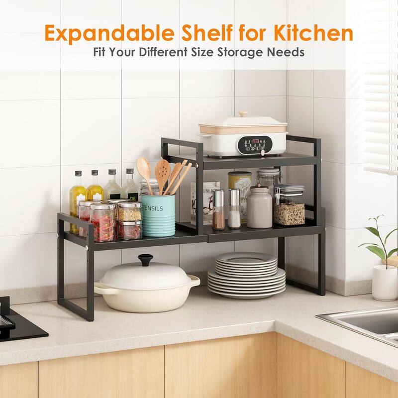 Expandable kitchen Countertop Organizer