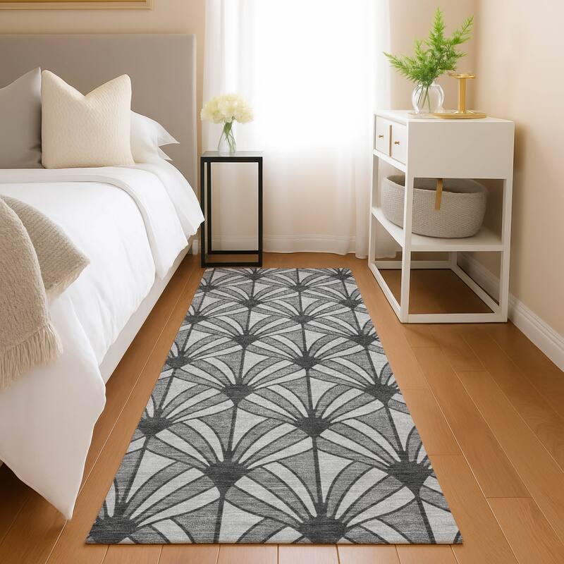 Machine Washable Indoor/ Outdoor Casual Kim Chantille Rug