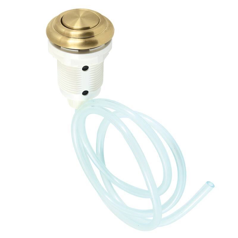 Gourmetier Disposal Air Switch Button - Brushed Brass