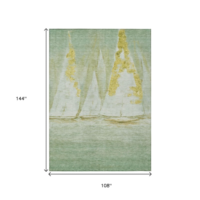 HomeRoots Nautical Transitional Rectangle Outdoor Rug