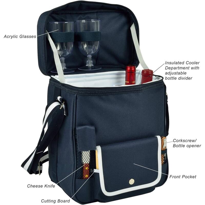 Georgia Tech Yellow Jackets Wine and Cheese Picnic Cooler - Georgia Tech Yellow Jackets