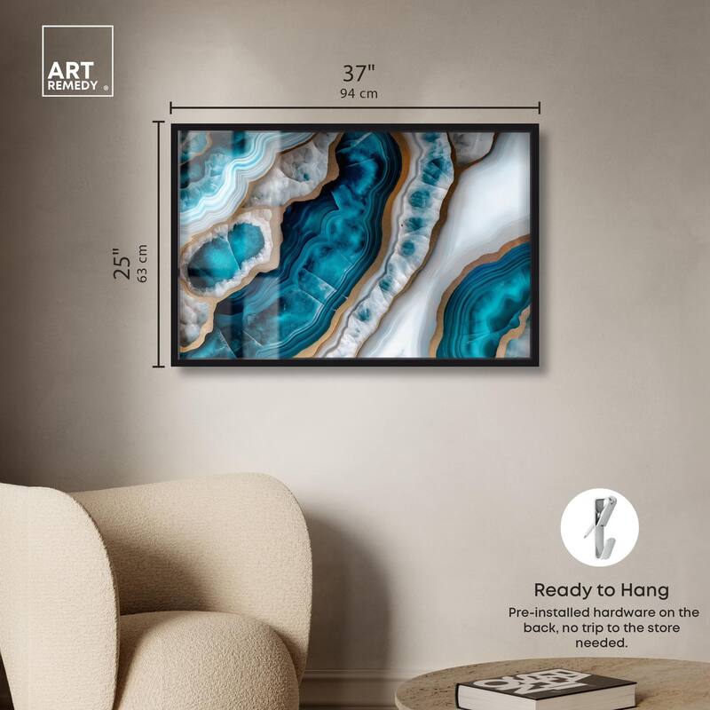 Opaline Undulation Shadowbox by Art Remedy