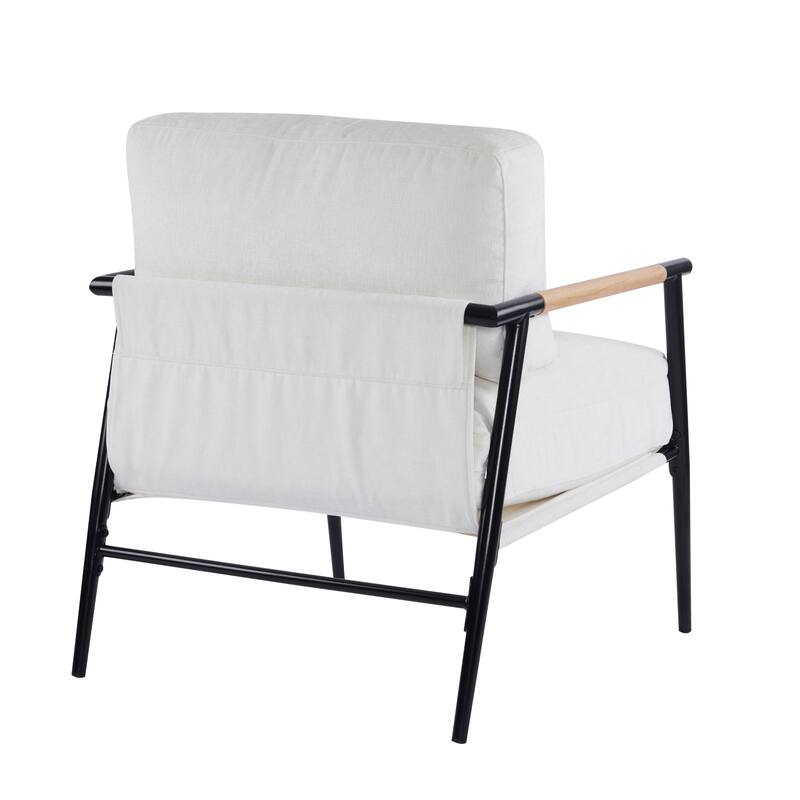 Varsts Modern Upholstered Accent Chair with Wood Frame, Emerald by Christopher Knight Home