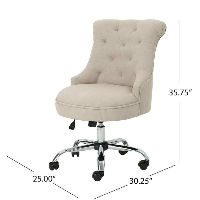Auden Home Office Desk Upholstered Chair by Christopher Knight Home - N/A