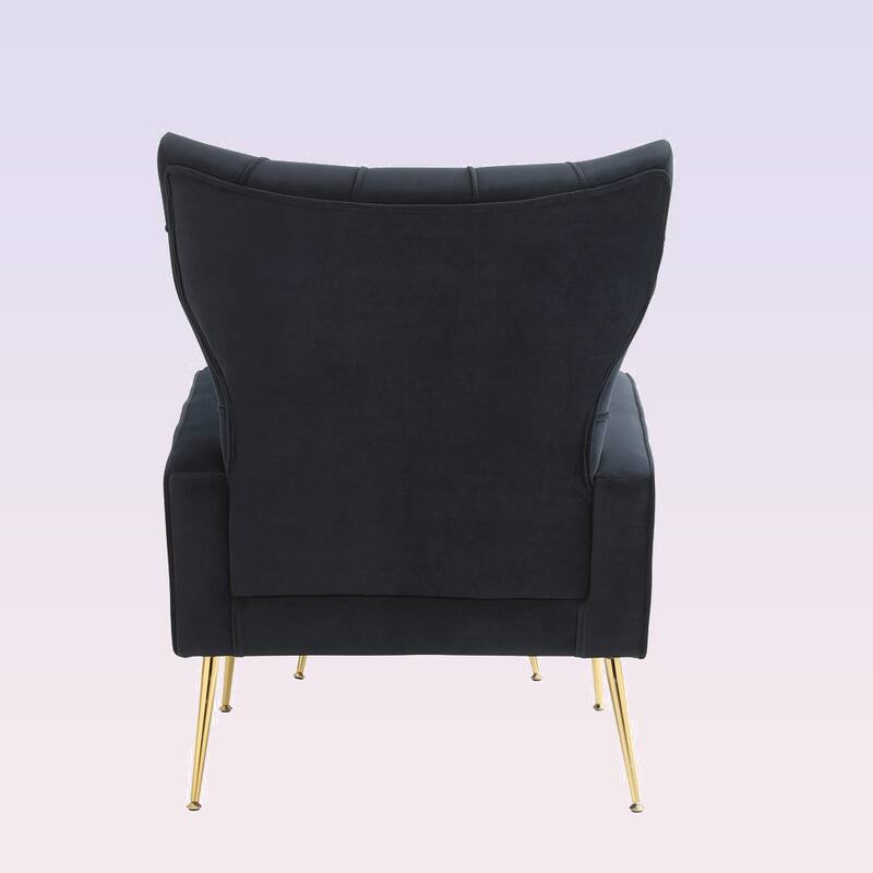 Modern Accent Chair with Ottoman for Living Room