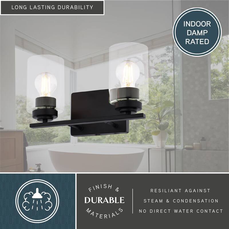 Vaxcel Lighting W0525 Park Ridge 2 Light 13" Wide Vanity Light