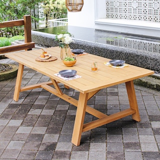 Cambridge Casual Nassau Teak Wood Outdoor Dining Table