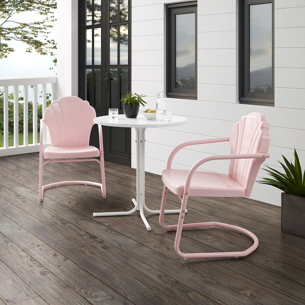 Crosley Tulip 3Pc Outdoor Bistro Set - 98 W x 29 D x 32.88 H