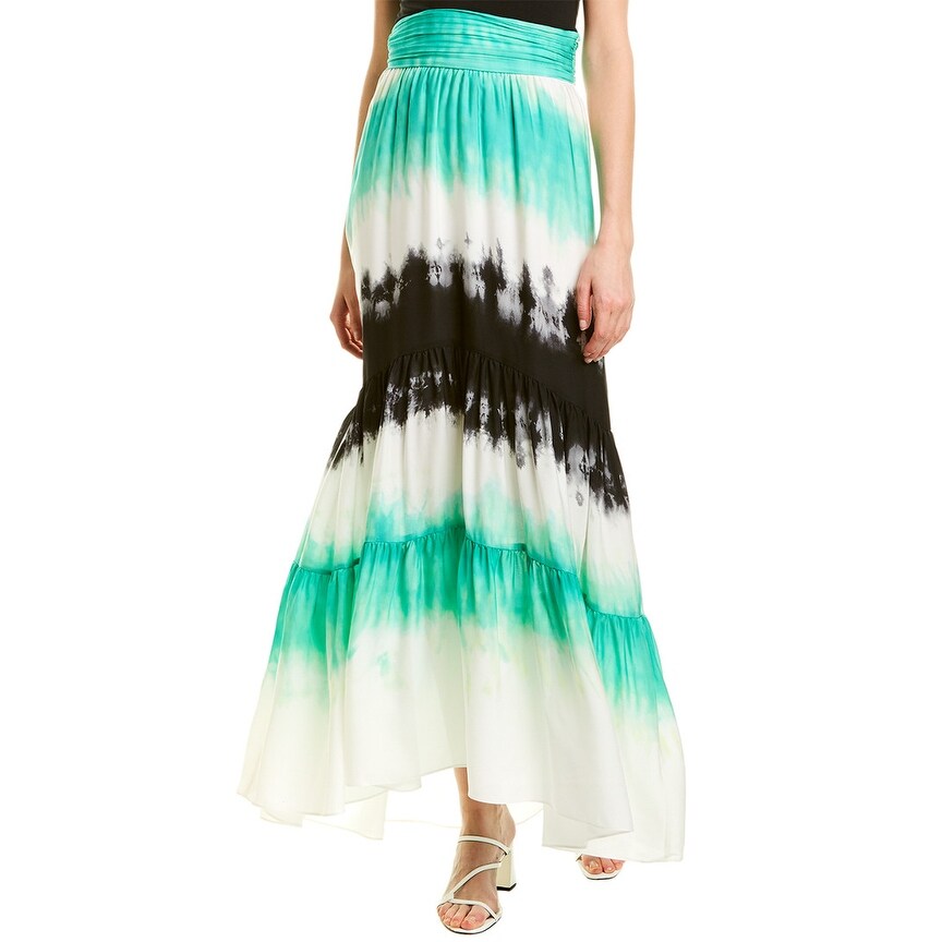 silk maxi skirt
