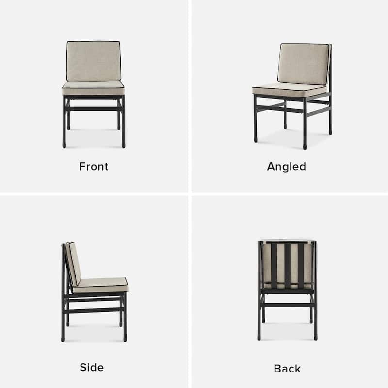 Mopio Odelia Patio Furniture, Outdoor Sectional Conversation Set