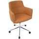 preview thumbnail 19 of 17, Carson Carrington Duved Contemporary Fabric Office Chair - N/A Orange