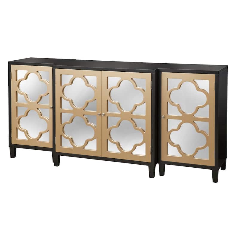 Lifestorey Broadway 3-piece Mirrored Cabinet Set