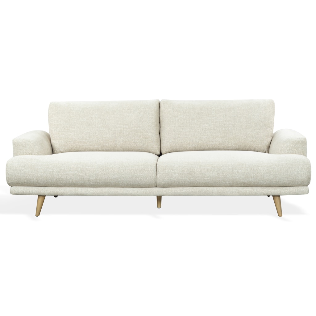 SAFAVIEH Couture Nikolai Sofa, Mid-Century Modern Living Room Upholstered Couch - 89"W x 37"D x 35"H