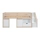 preview thumbnail 4 of 7, Multiple Functional Loft Bed With Drawers,Cream,White,Kids and Baby