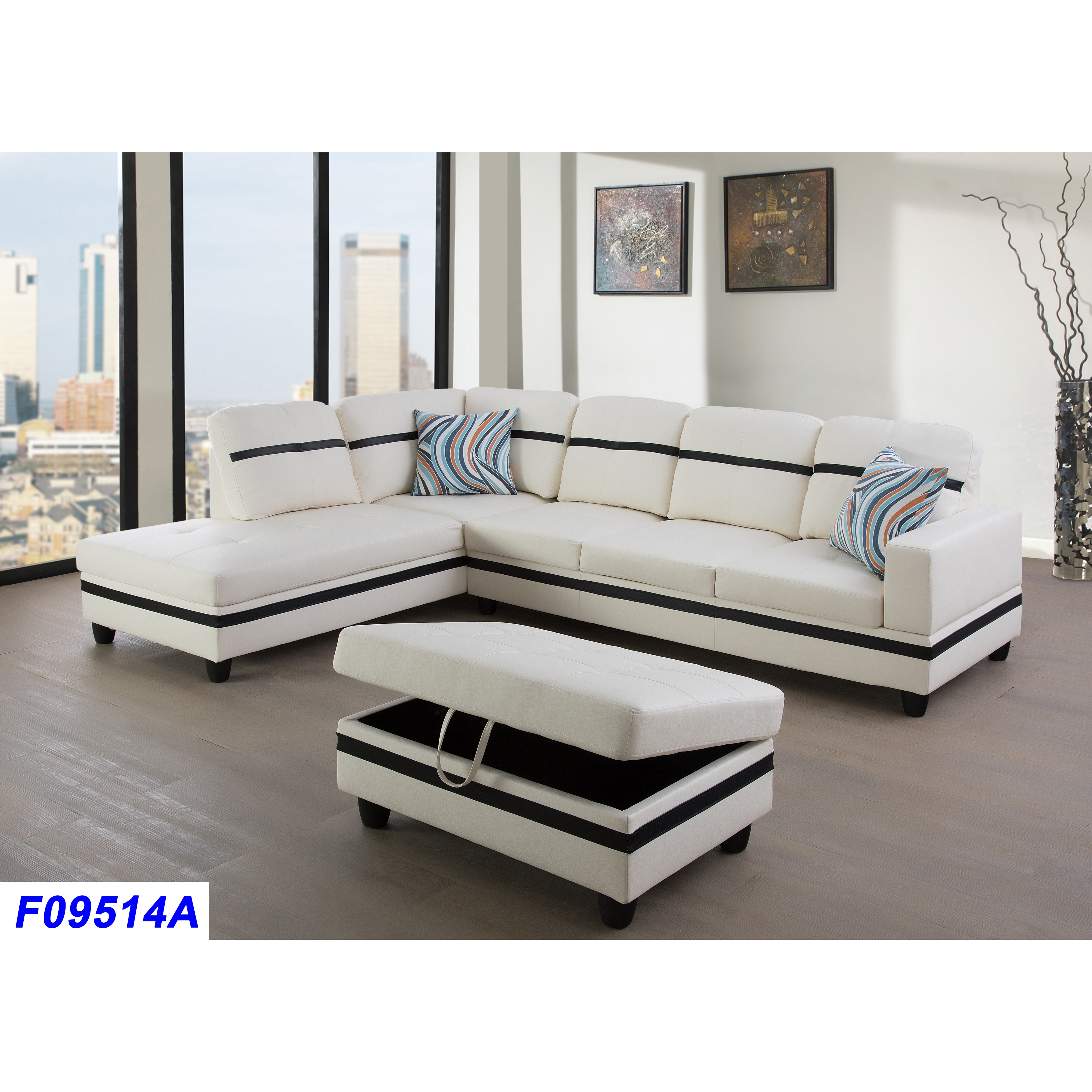 Off white hotsell l shaped sofa