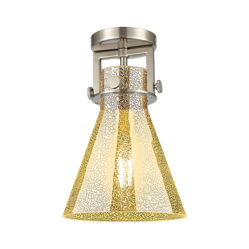 Innovations Lighting 411-1F-12-8 Newton Cone Flush Mount Newton Cone