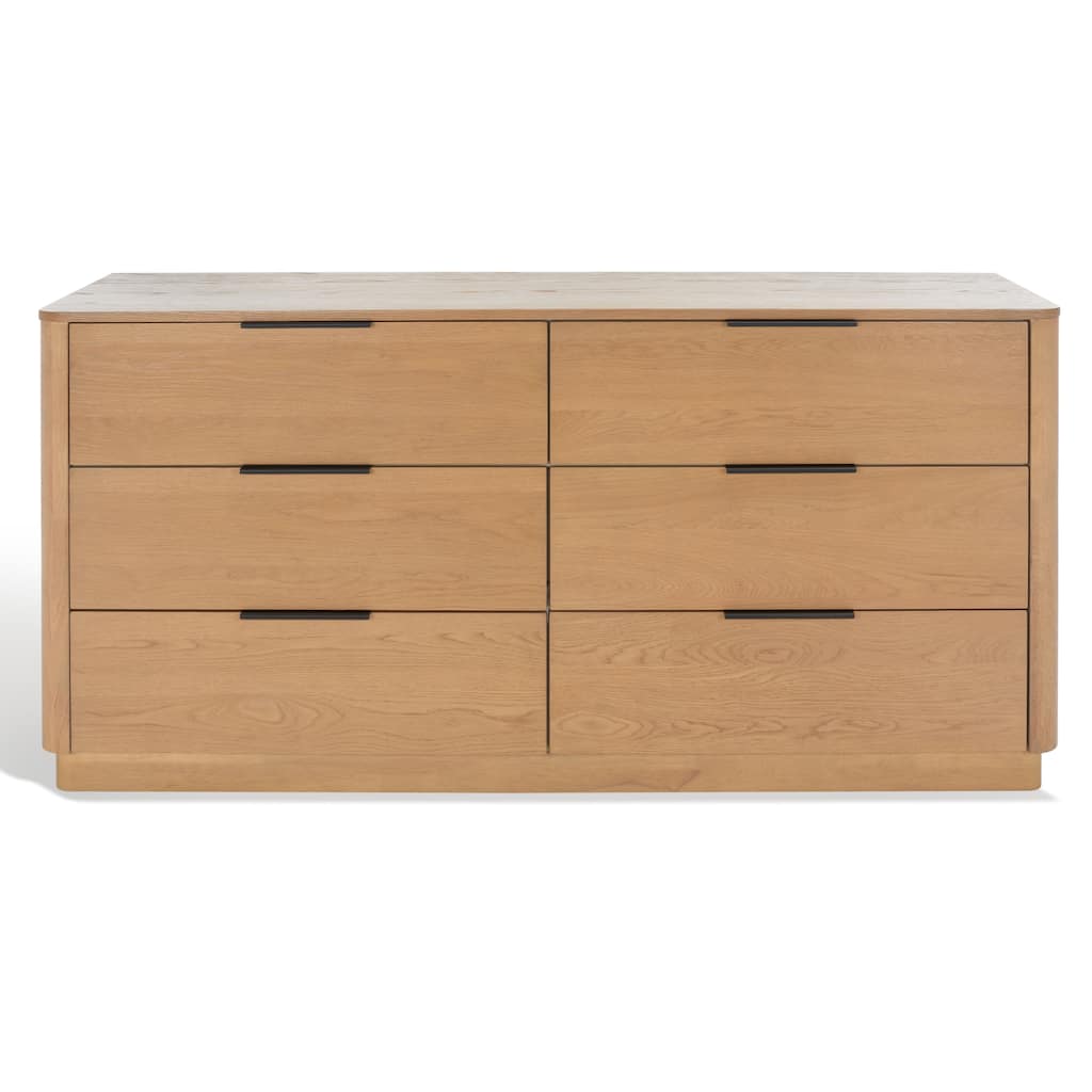 SAFAVIEH Couture Oliviera 6 Drawer Wood Dresser