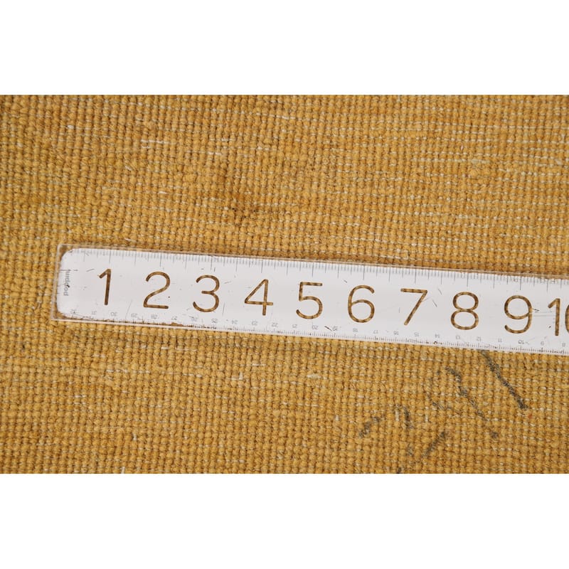 Gabbeh Modern Foyer Rug Hand-Knotted Contemporary Wool Carpet - 2'8"x 4'1"
