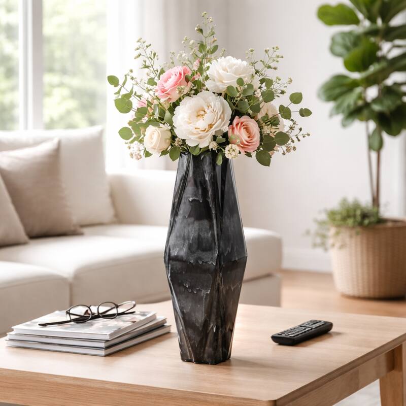 Decorative Vase - Ceramic Tall Sculptural