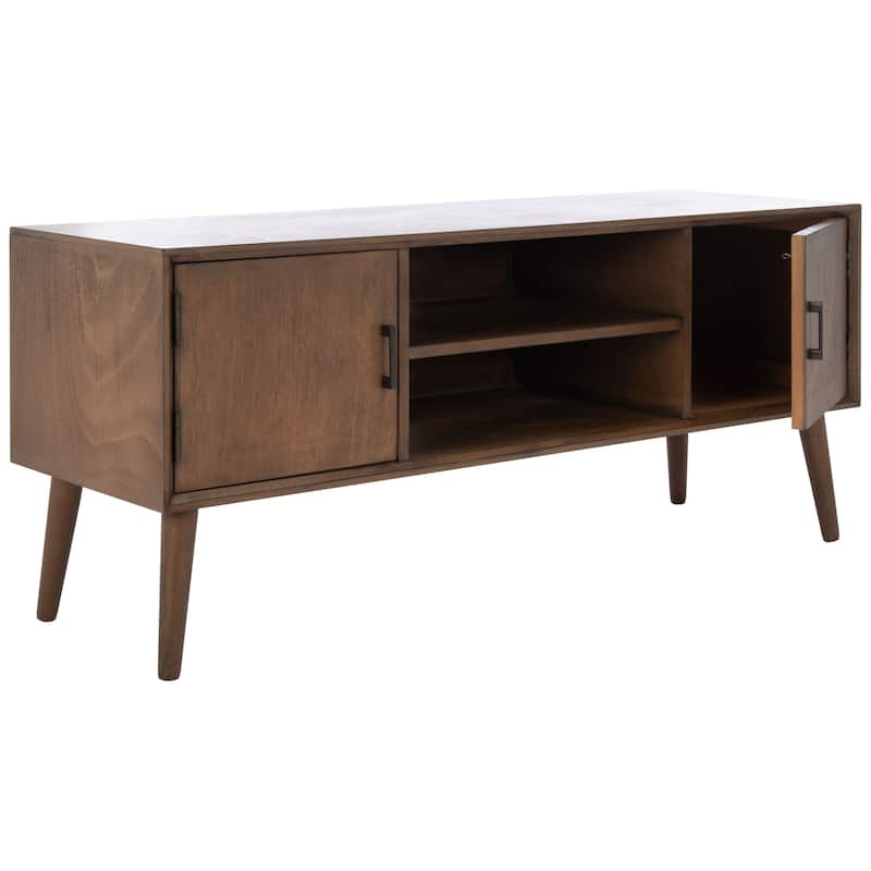 SAFAVIEH Sorrel Mid-Century 47-inch Storage Media TV Stand - 47.3" W x 15.8" L x 20" H