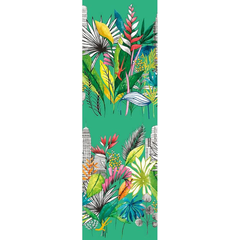 Sierra Green Urban Tropic Wallpaper