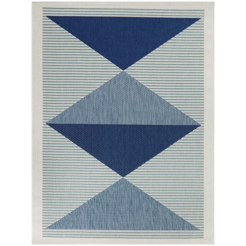 Helidon Modern Geometric Indoor/Outdoor Area Rug