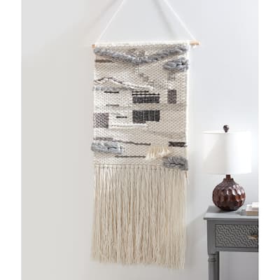 SAFAVIEH Khuong Boho Jasbryn Woven Wall Art - 1'10" x 2'6" - 22Wx1Dx30H