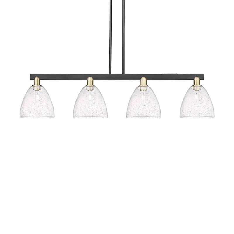 Innovations Lighting 716-4I-13-52 Bristol Linear Bristol 4 Light 52" - Black Antique Brass / Seedy