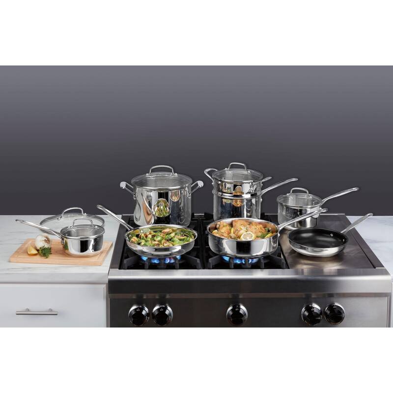 Cuisinart Chef's Classic Stainless Cookware 13 Pc. Set