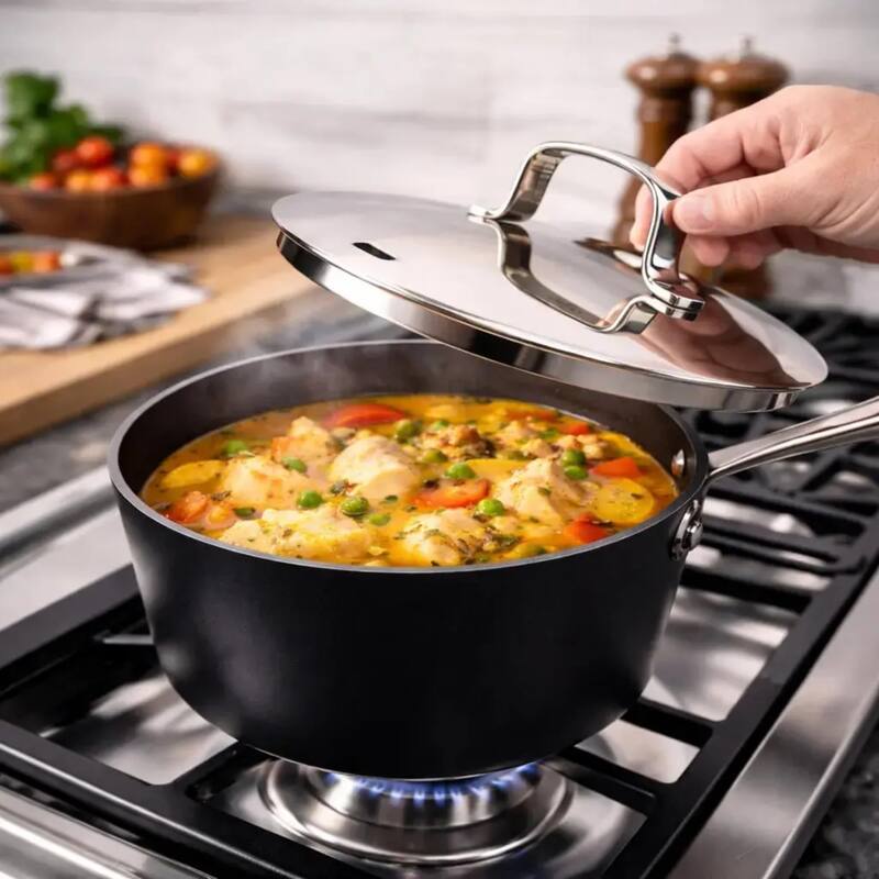 Alva Maestro Diamond‑Reinforced Non‑Stick Ceramic Saucepan