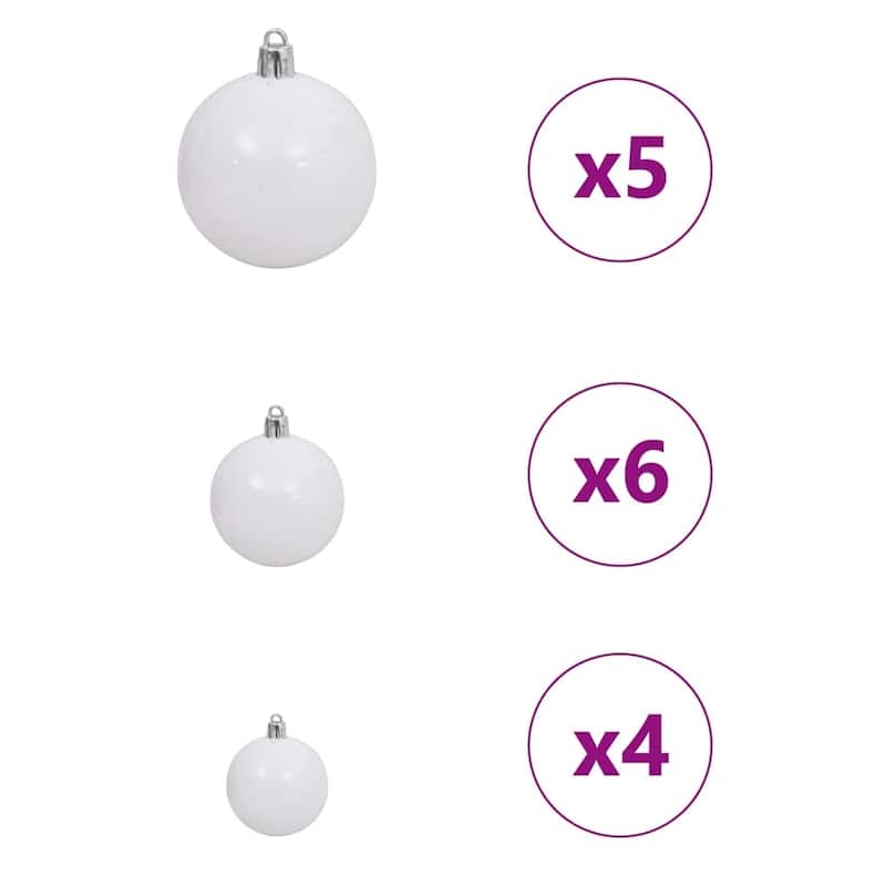vidaXL Christmas Tree with Decorative String Lights