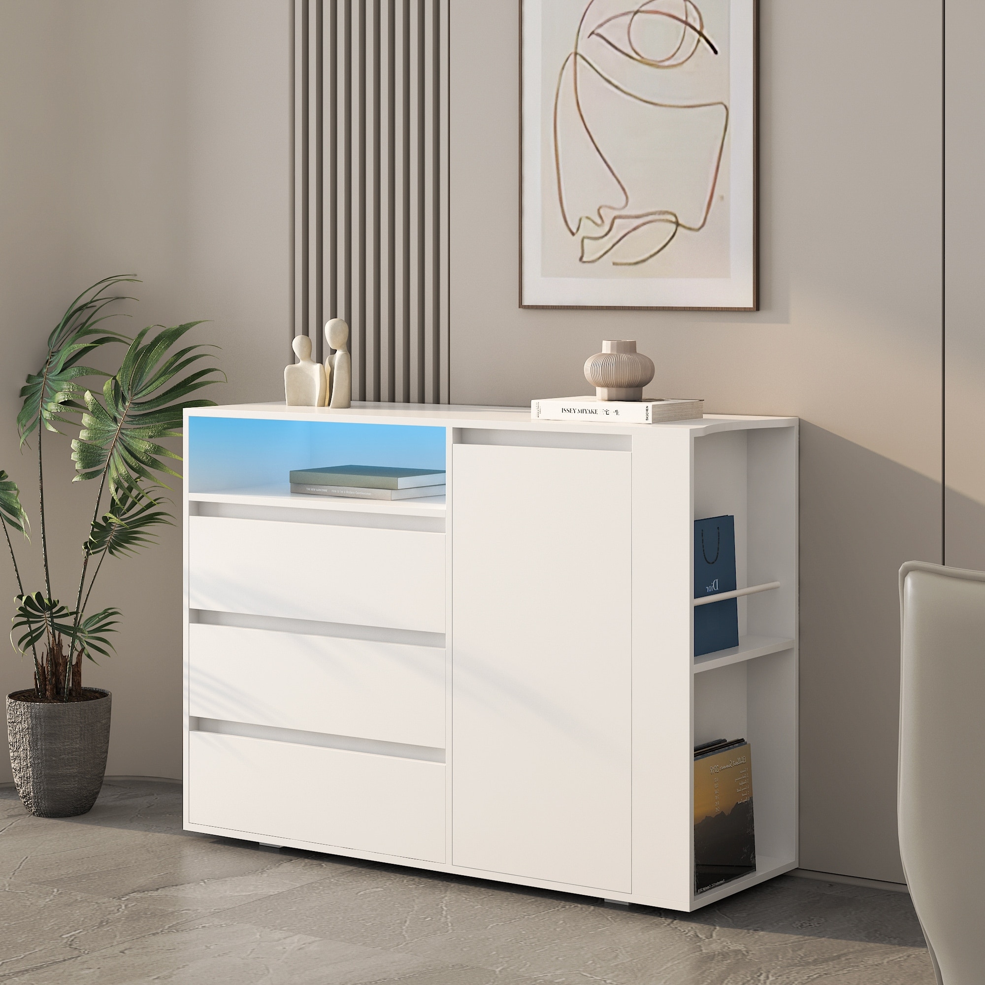 Side cupboard hot sale for bedroom
