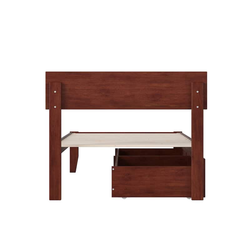 AFI Boston Platform Bed with Storage Drawers