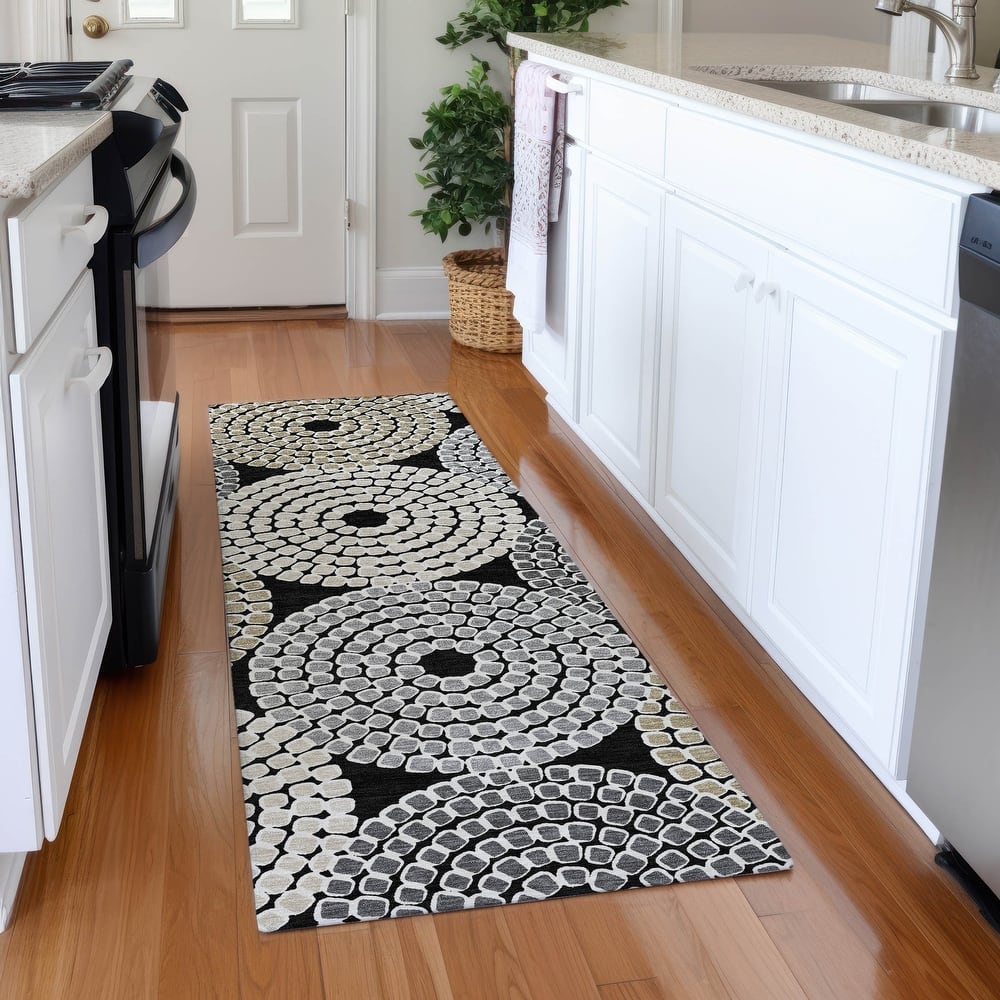 Premium Washable Super Soft Mosaic Colosseum Mayfield Rug