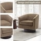 preview thumbnail 118 of 122, UIXE 360° Swivel Barrel Accent Chair Armchair For Living Room
